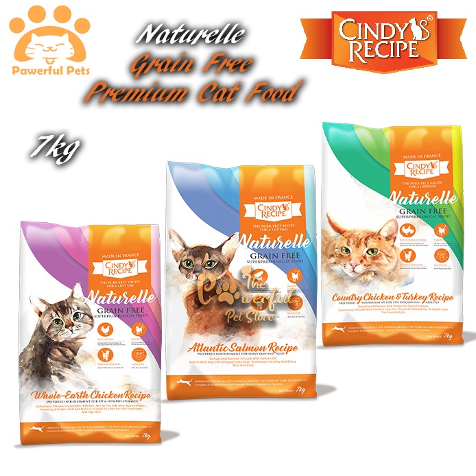 Cindy's Recipe Naturelle Grain Free Premium Cat Food Dry Food Makanan ...