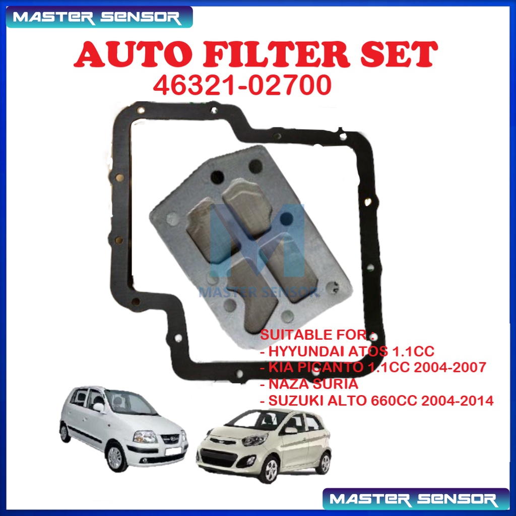 ATF AUTO TRANSMISSION FILTER SET HYUNDAI ATOS 1.1 / NAZA SURIA / KIA
