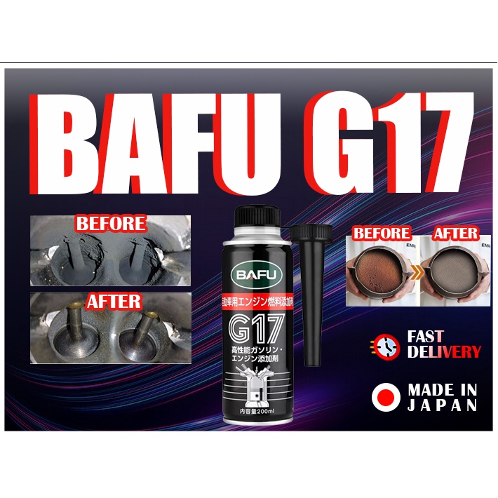 BAFU G17 200ml Petrol Catalytic Converter Cleaner Injector , Valve
