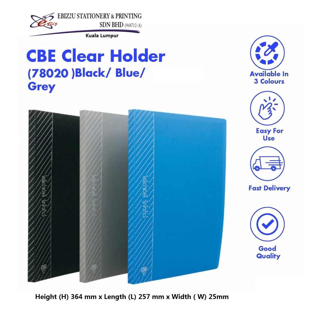 cbe-clear-holder-78020-20-pockets-b4-folder-b4-holder-file