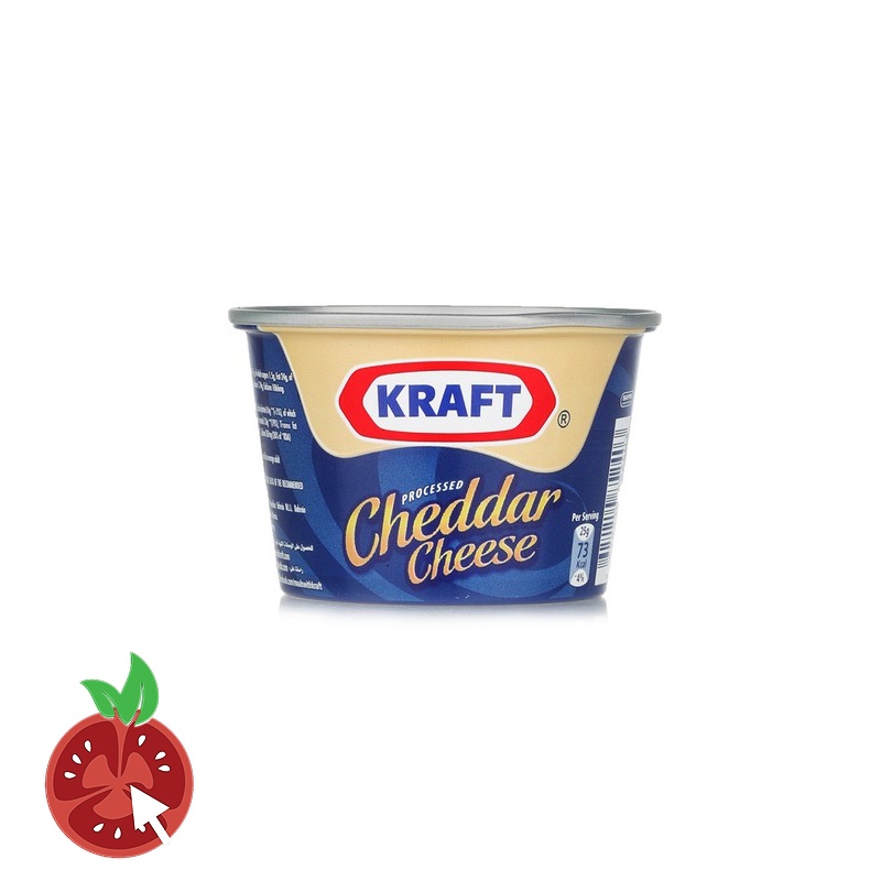 Kraft Processed Cheddar Cheese 190g Shopee Malaysia