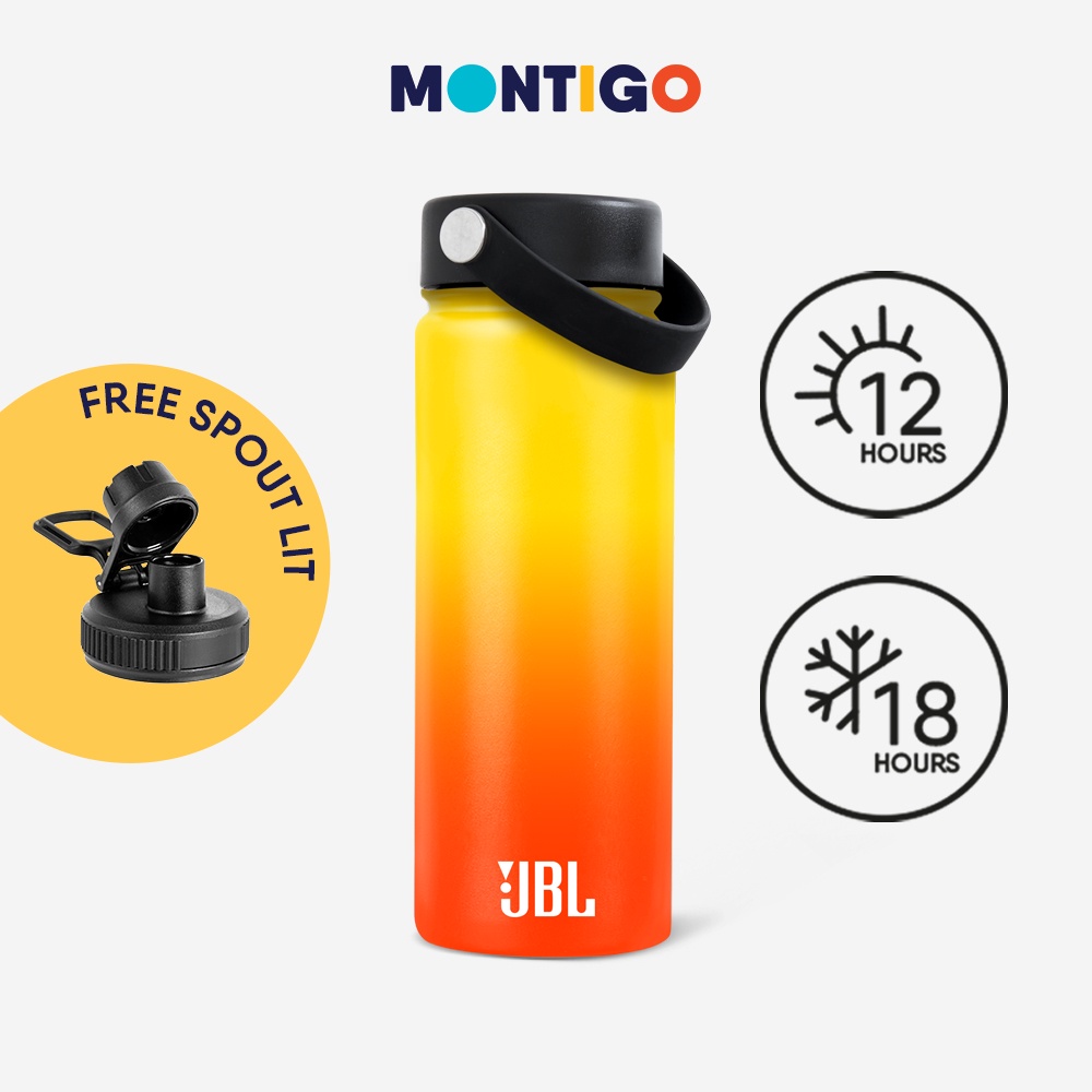 MONTiGO x JBL ACE Bottle Durable Stainless Steel Temperature Retention