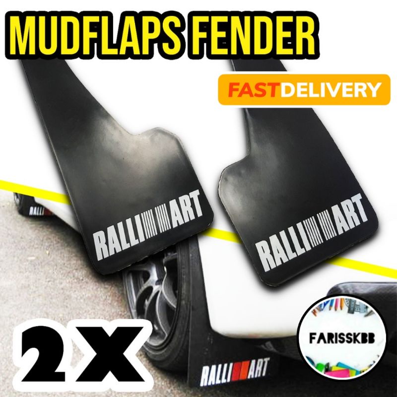 Universal Mudflaps Mudguards Ralliart Accessories Proof Car Universal
