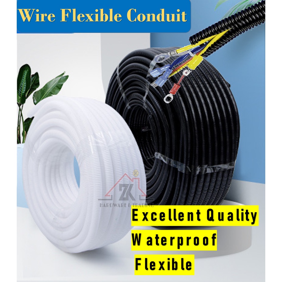 PVC Flexible Corrugated Conduit Waterproof Flexible Electrical Cable