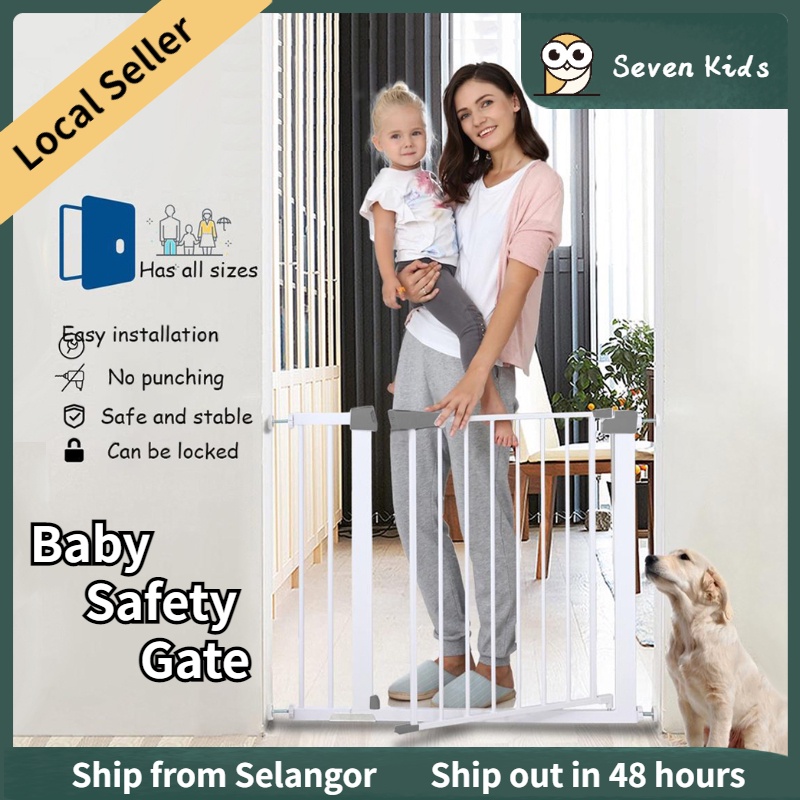 Pagar Baby Safety Gate mursh Auto Close baby fence Safety Gate whit