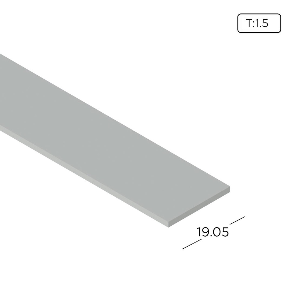 Aluminium Extrusion FlatBar Thickness 1.50mm FB062 ALUCLASS Shopee Malaysia