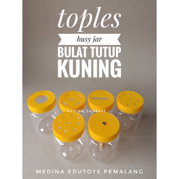 Round Busy Jar Jar Jar Without Yellow Lid Contents Shopee Malaysia