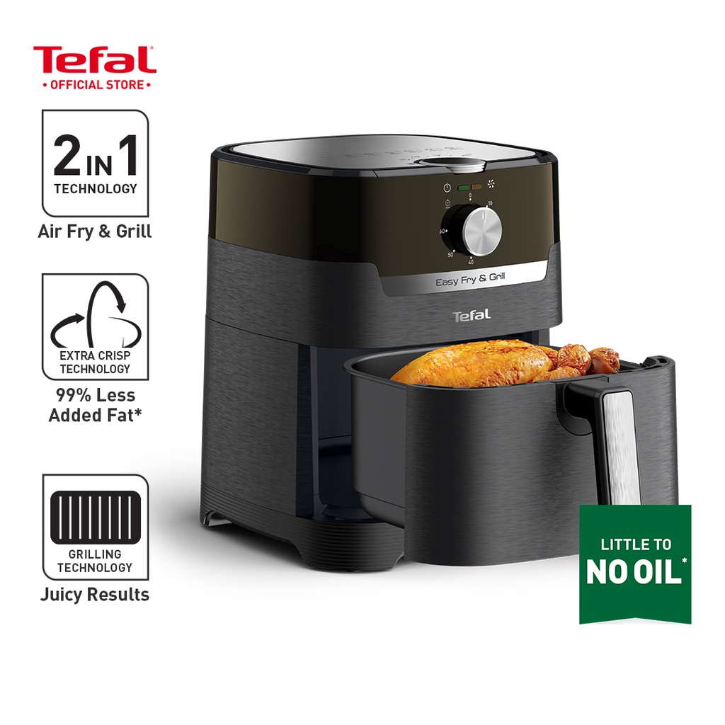 EY501827 - Tefal Easy Fry & Grill Air Fryer MECA (BLK) | Shopee Malaysia