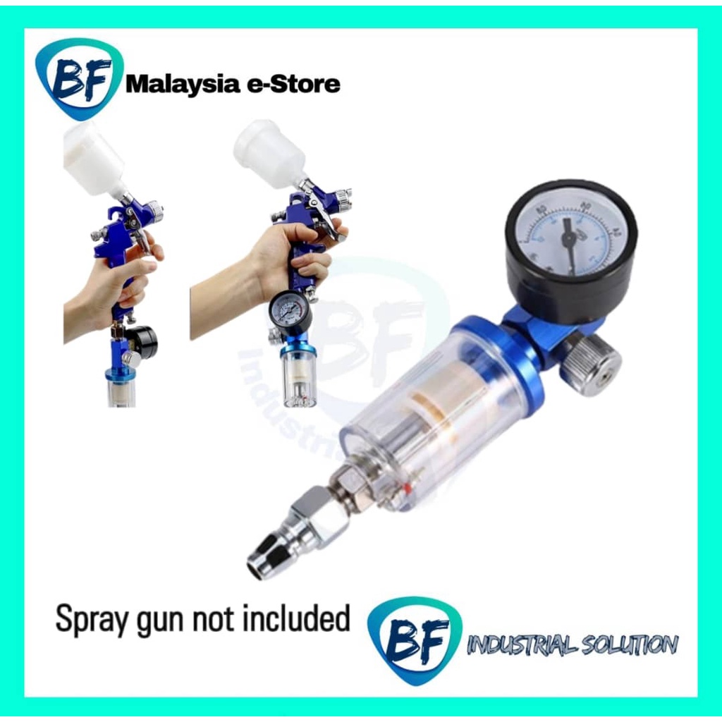 Air Regulator Filters Spray Pneumatic Gun Air Regulator Gauge Filter