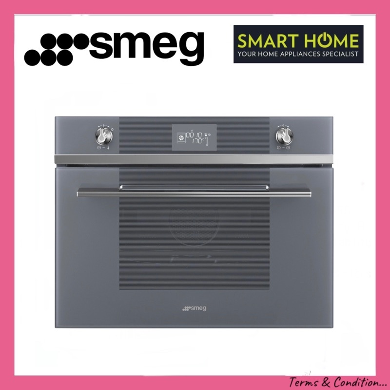 SMEG SF4102VCS 45cm 50L Compact Combination Steam Electric Oven / Full