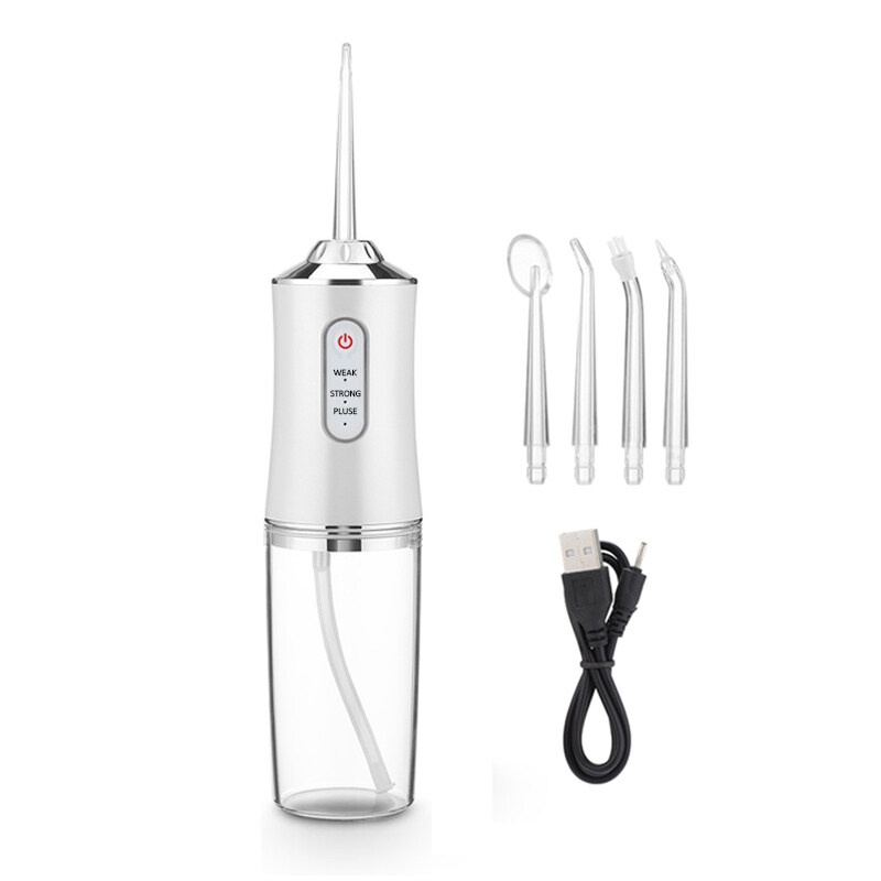 [Local Seller] EXTRA GIFT Water Flosser Cordless Teeth Cleaner Portable Oral Irrigator USB Rechargeable
