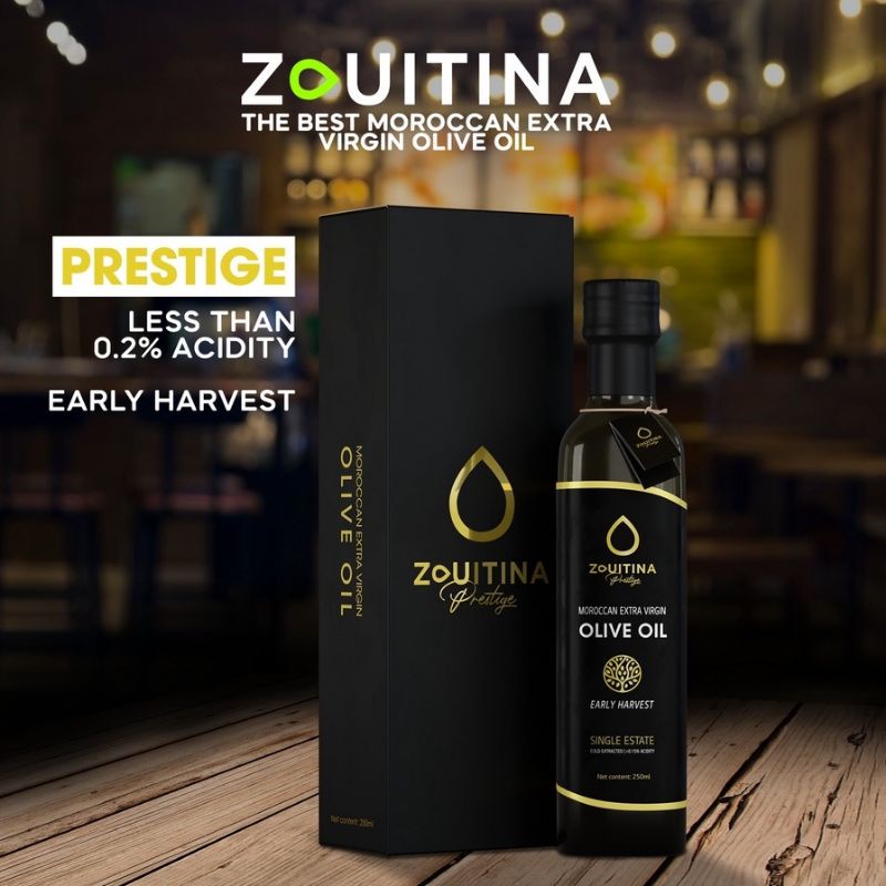 Extra Virgin Olive Oil 100 Original Moroccan by Zouitina (Prestige