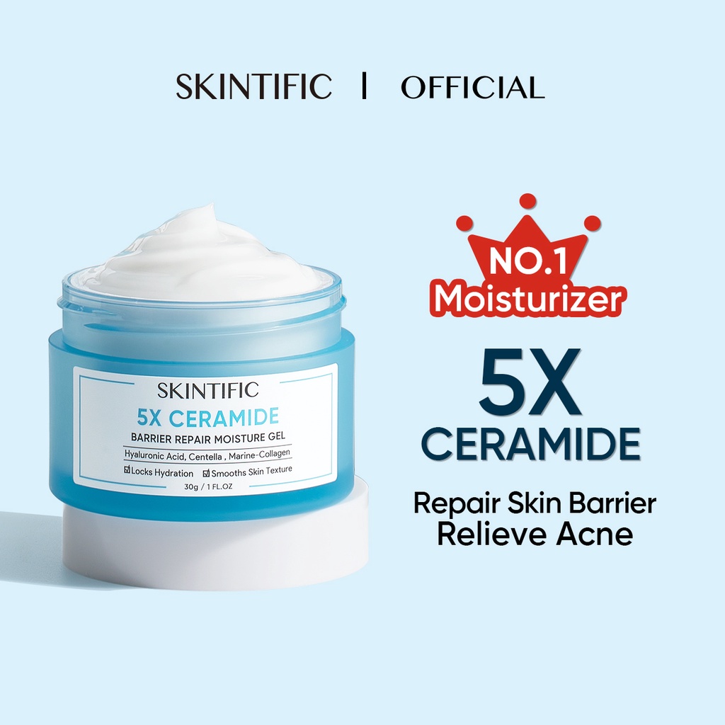 SKINTIFIC 5X Ceramide Skin Barrier Repair Moisturize Gel Moisturizer