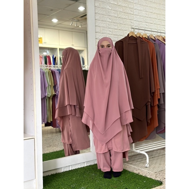 French Khimar Yumi Elrania Exclusive | Shopee Malaysia