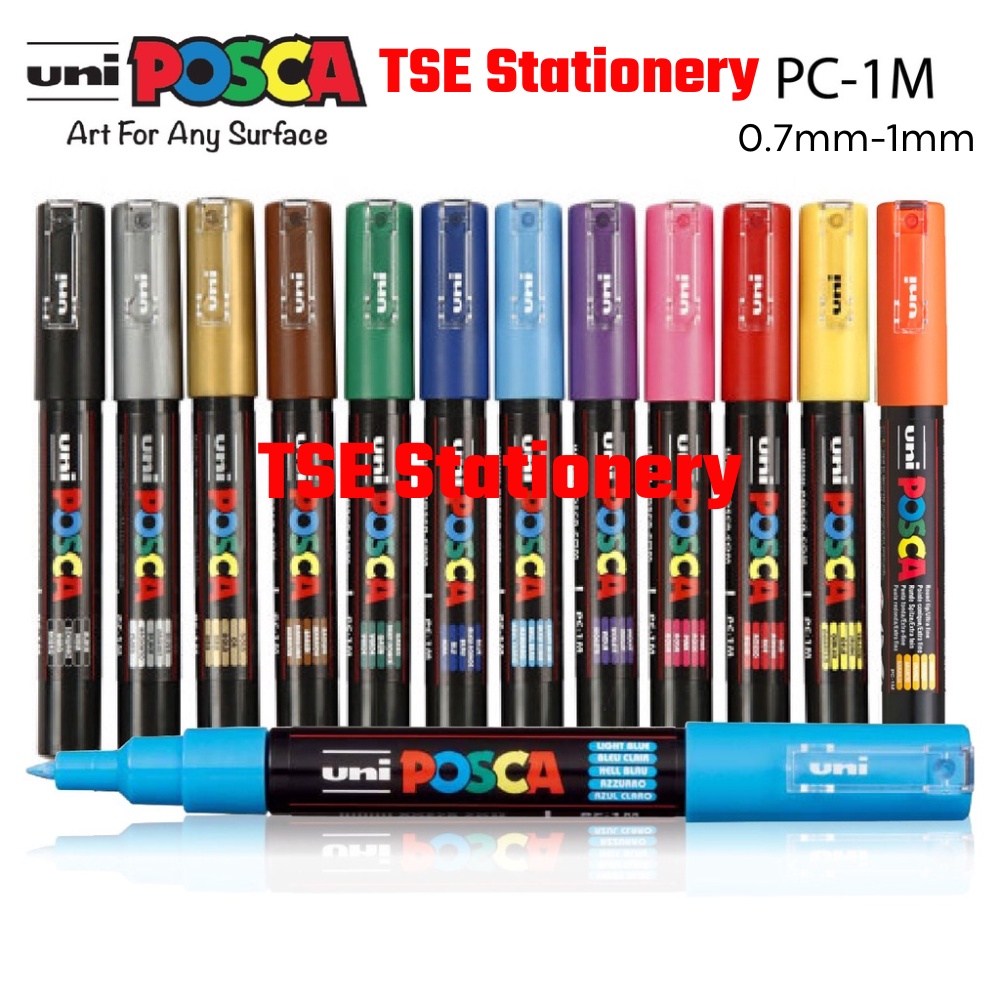 Posca Water Based Paint Marker PC-1M Art and Painting PC1M Uni | Shopee ...