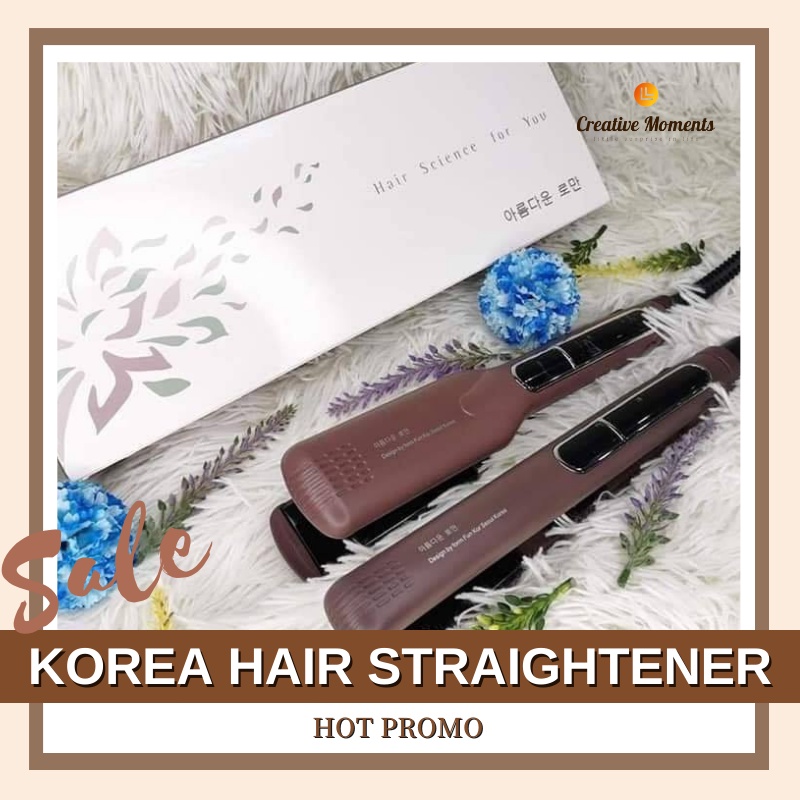 Original 𝗥𝗲𝗮𝗱𝘆 𝗦𝘁𝗼𝗰𝗸 Import Korea FunKor Hair Professional Salon Hair Straightener Hair Straightener 韩国不伤发直板夹