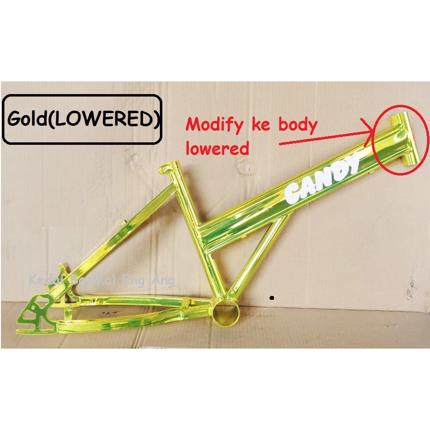 MODIFY Body Petak Lowered atau Biasa untuk Basikal lajak size 20" dan