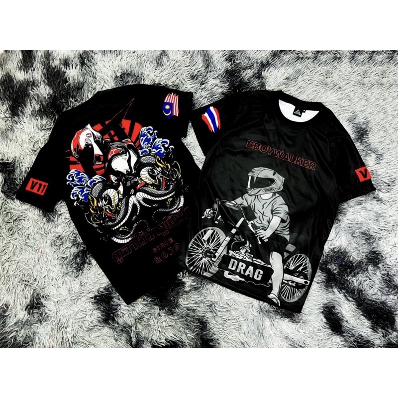 BBOYWALKER JERSEY THAI MALAY SHIRT V11 by BBWSHOP “TM DRAGBIKE” Limited 100