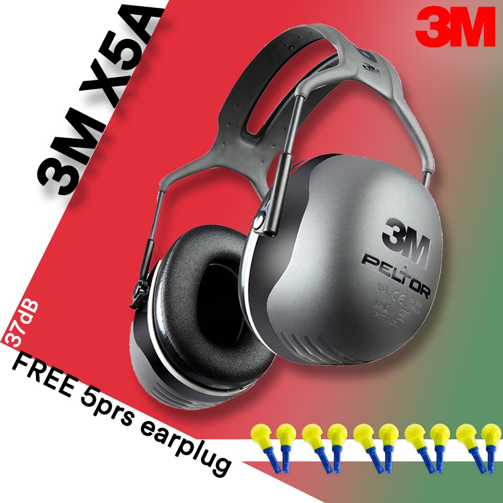 3M X5A Peltor X5 Series Over-The-Head Safety Ear Muff/ DOSH SIRIM ...