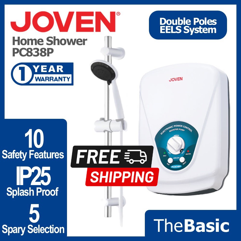 FREE SHIPPING] JOVEN AC/DC Booster Pump Hot Shower Instant Water Heater  (PC838P , SL30iP) | Shopee Malaysia