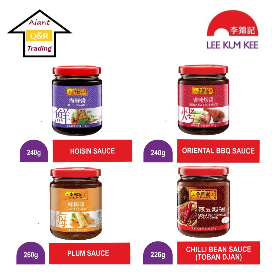 Lee Kum Kee Hoisin Sauce (240g) / Oriental BBQ Sauce (240g) / Plum