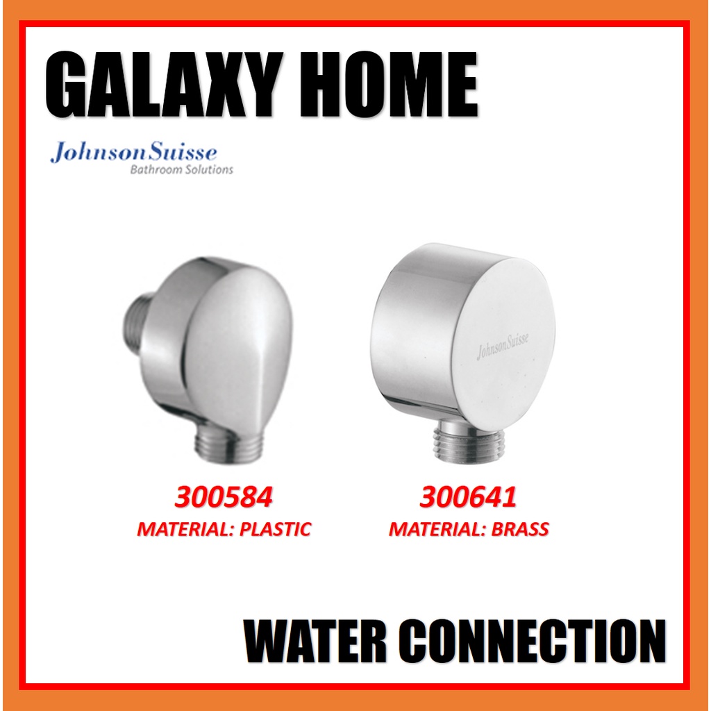 JOHNSON SUISSE 300584 / 300641 WALL OUTLET WATER CONNECTION FOR HAND