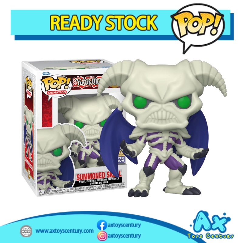 Funko Pop! Yu-Gi-Oh Summoned Skull #1175 Winter Convention Share Sticker