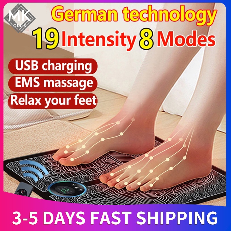 Japan Electric Foot Massager EMS Foot Massager Pad USB Chargingeet Acupuncture Stimulator Massager