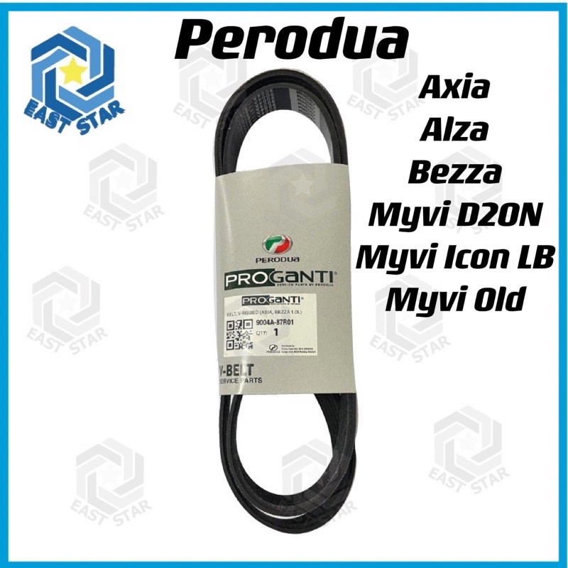 Original Perodua Axia 1.0 Bezza 1.0 Fan Belt Myvi Alza VBelt Proganti