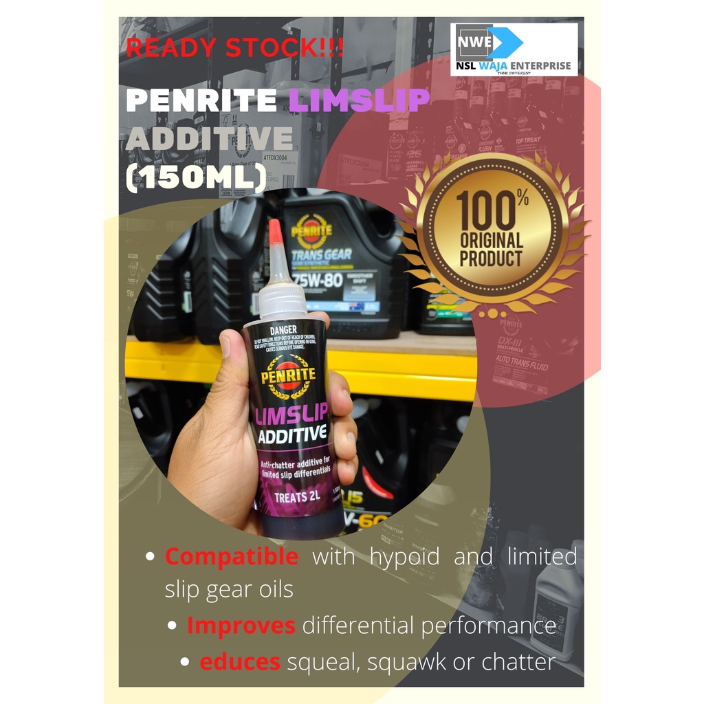 Penrite Limslip Additive Gearbox Oil Limited Slip Differentials LSD