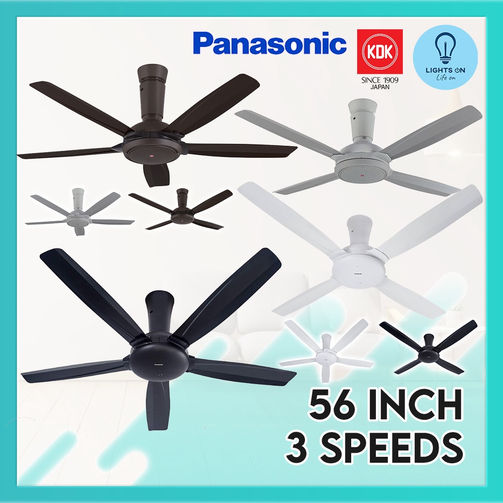 KDK K14XZ K14YZ PBR / GY Z Series PANASONIC BAYU 5 56'' Kipas Siling