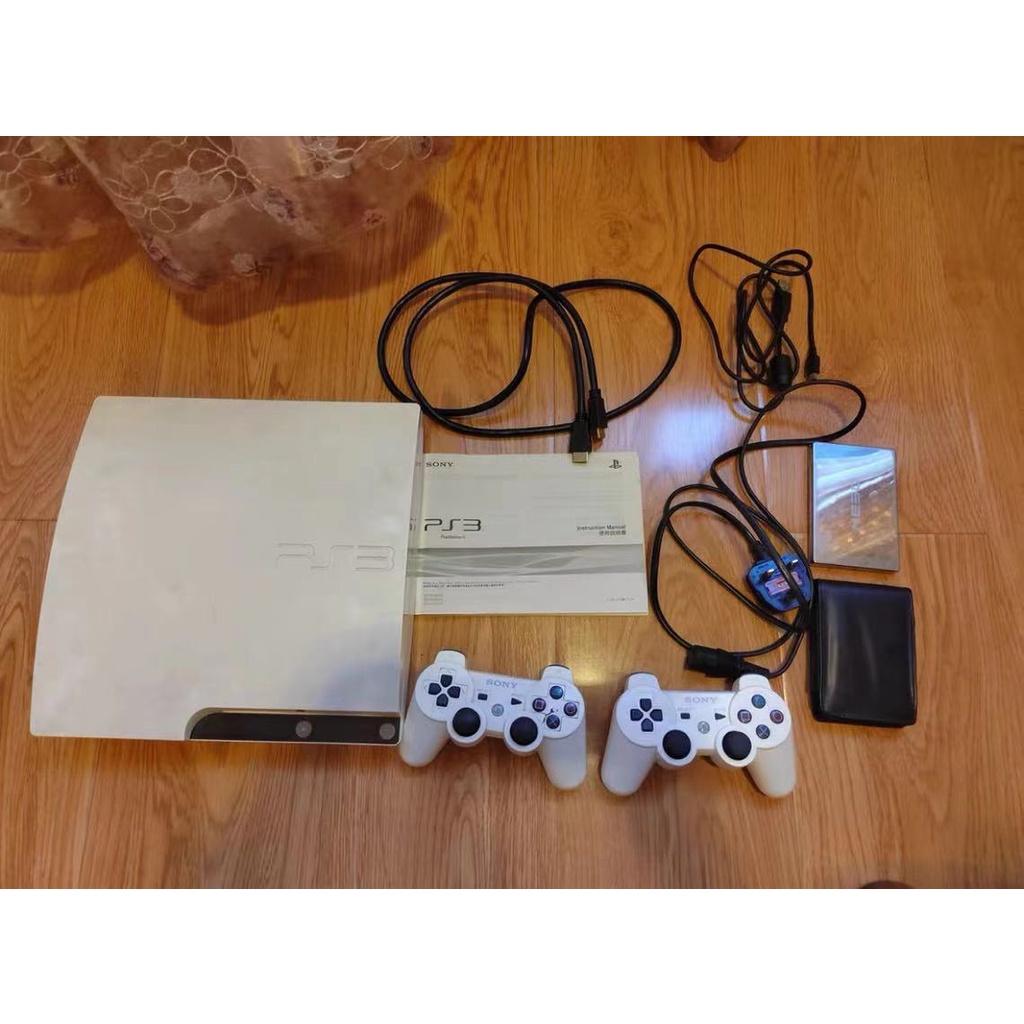 (USED)ps3 full box+full games slim 3012B type jailbreak version can ask