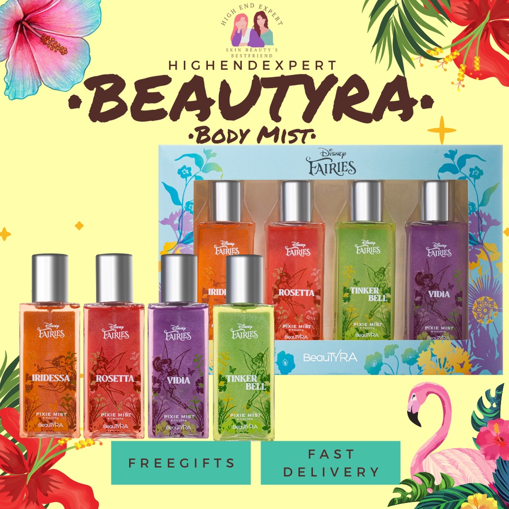 BeauTyra Disney Fairies Collection Body Mist | Shopee Malaysia