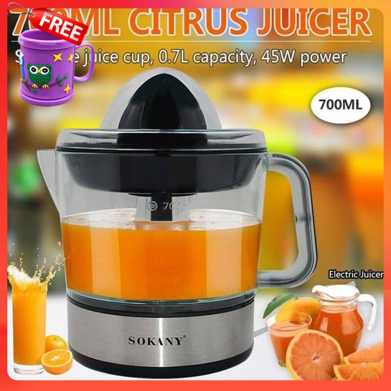FREE GIFT SOKANY Electric Citrus Juicer Orange Juice Squeezer Press