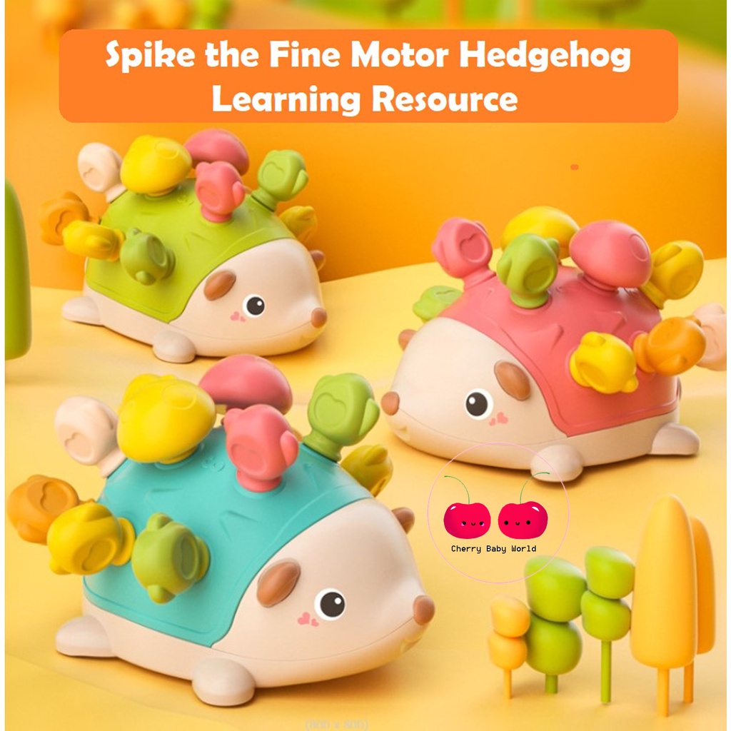 Spike the Fine Motor Hedgehog Fine Movement Sensory Toy Early Education ...