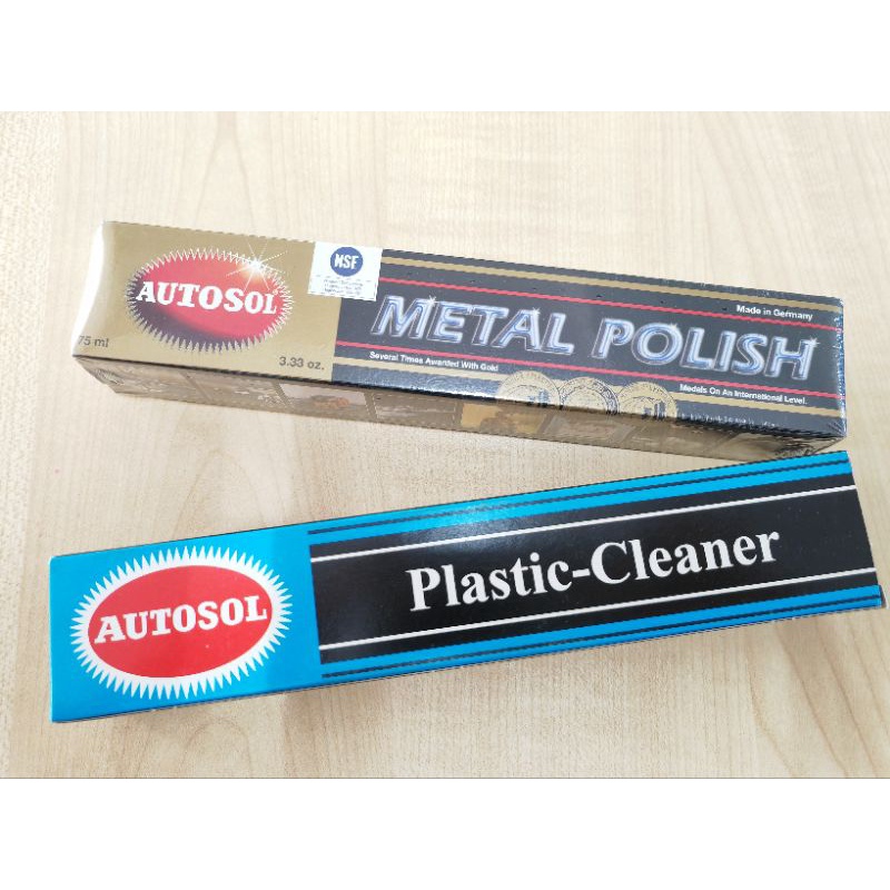 LS GEMILANG ORIGINAL AUTOSOL PLASTICS CLEANER metal polish 75ml polish