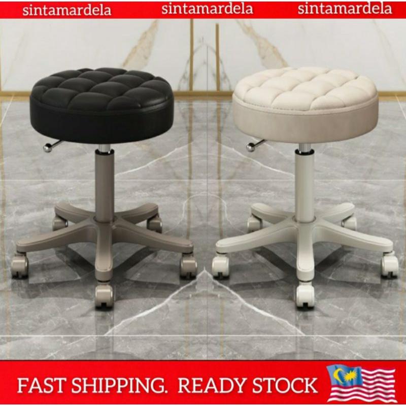 Bar stool chair Adjustable Height Stool chair With Wheels Salon Chair