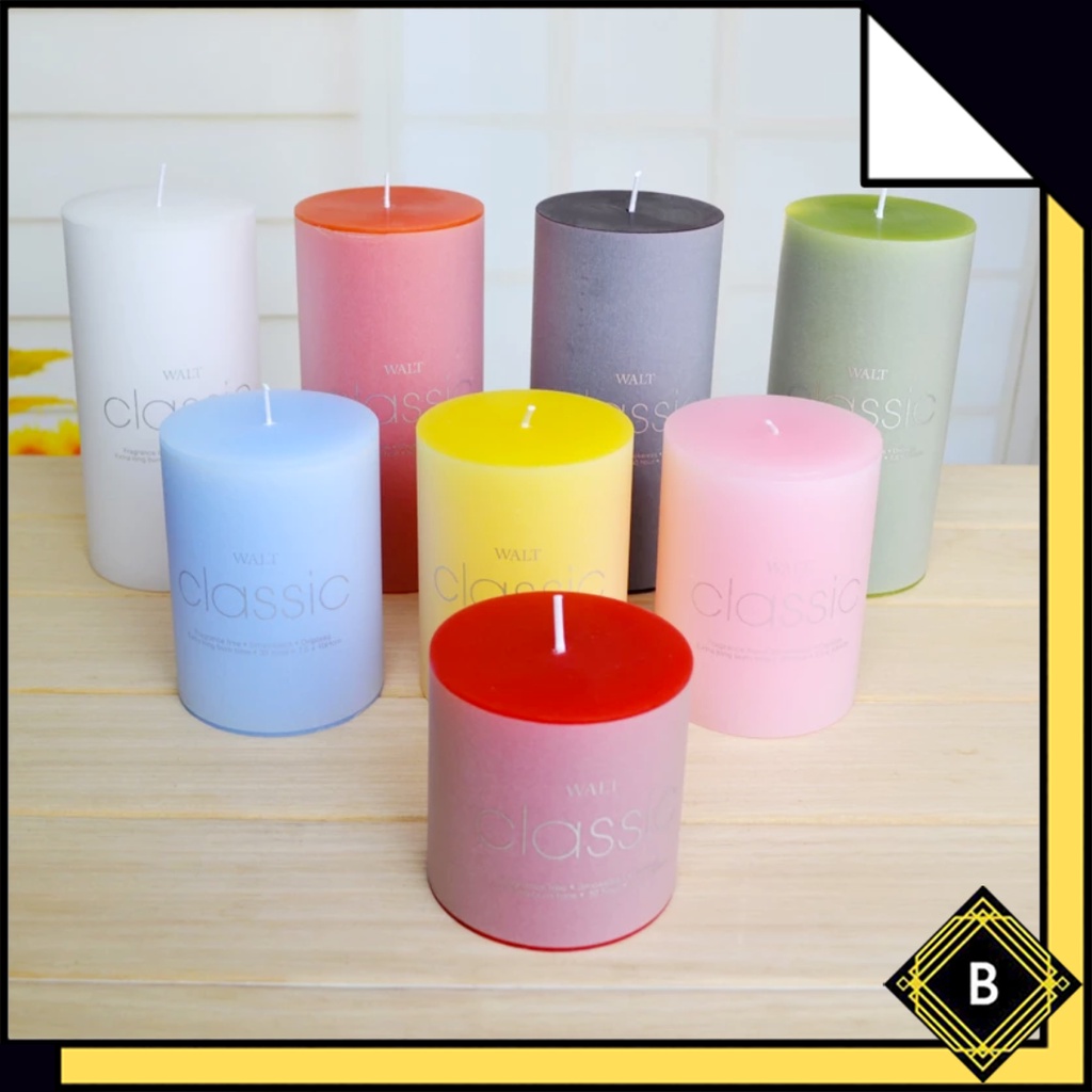 WALT CANDLE AROMATHERAPY SCENTED CANDLE PILLAR CANDLE LILIN WANGI BLOCK CANDLE AROMATIC CANDLE ROMANTIC FRAGRANCE