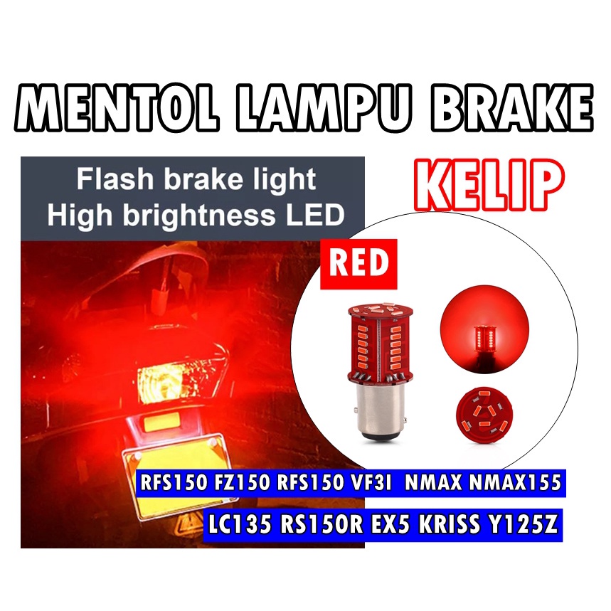 Flushing Blink Tail Lamp LED Rear Light Bulb Lampu Kelip Belakang LC135