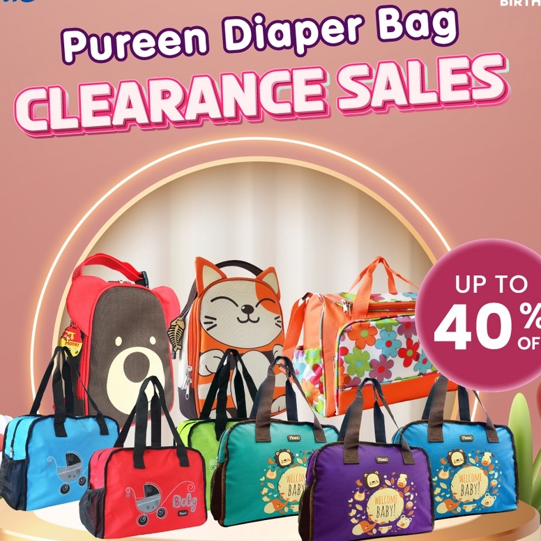 (Clearance) Pureen Diaper Bags Assorted Design & Colors Shopee Malaysia