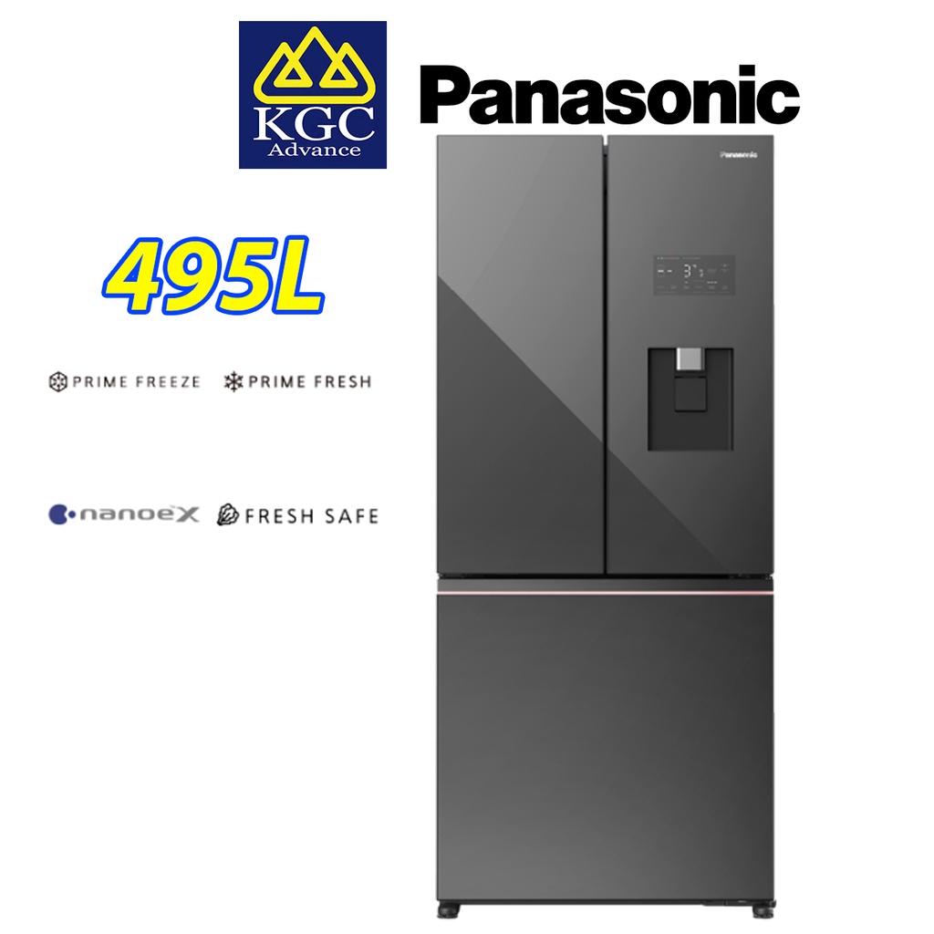 [Free Shipping] Panasonic 495L Fridge Premium 3door Refrigerator NR