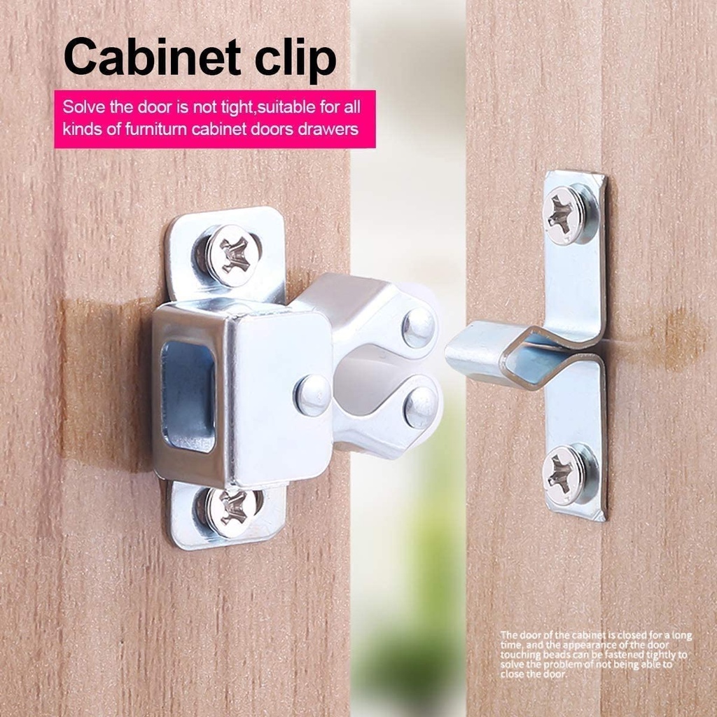 Furniture Cabinet Door Spring Loaded Roller Catch Stopper Cupboard ...