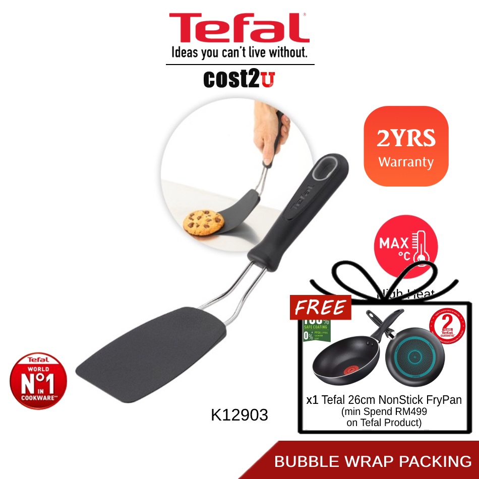 Tefal Comfort Flexible Angle Spatula K12903 (Cooking Tweezer Cooking