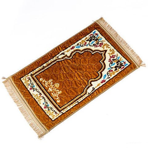 Muslim Prayer Mat Thick High-Grade Flannel Prayer Mat Hui Household Prayer Mat Islamic Mosque Carpet-Sejadah Tebal Gebu / Praying Mat / Prayer Mat Carpet