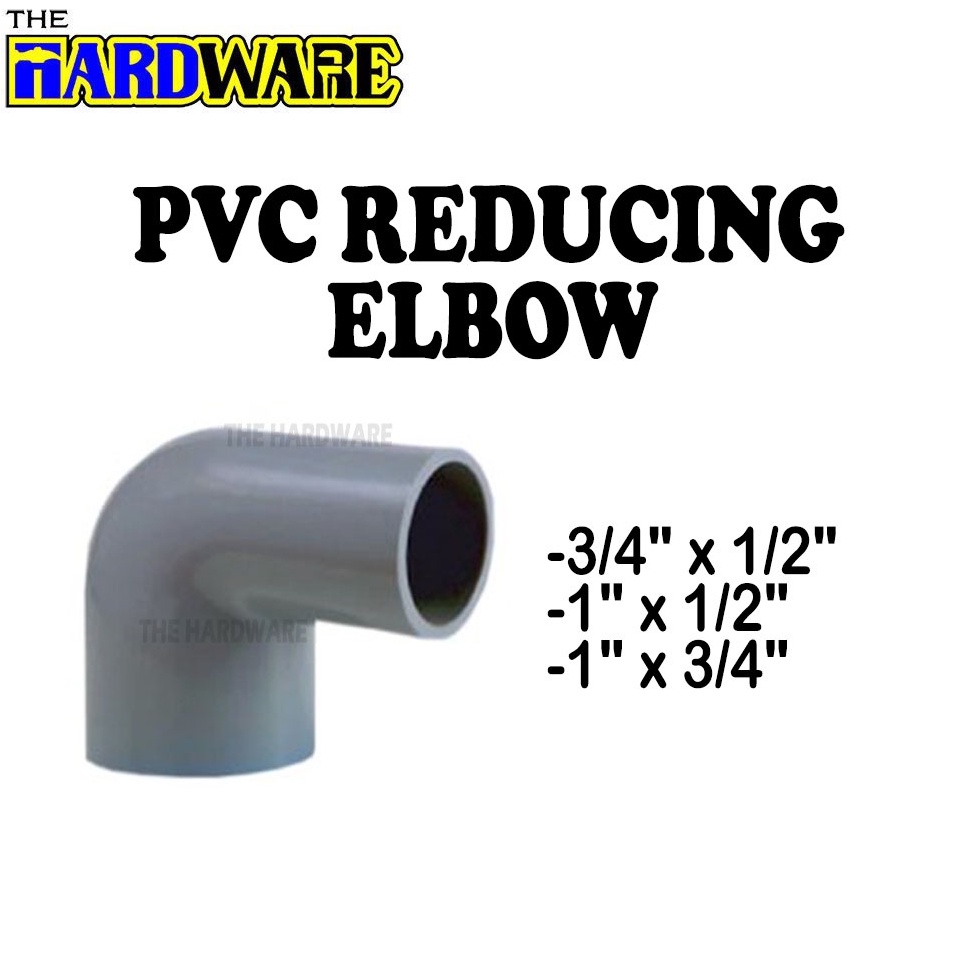 PVC Fitting Reducing Elbow/PVC Reducer Elbow GREY/R.Elbow(kelabu)1" 3/