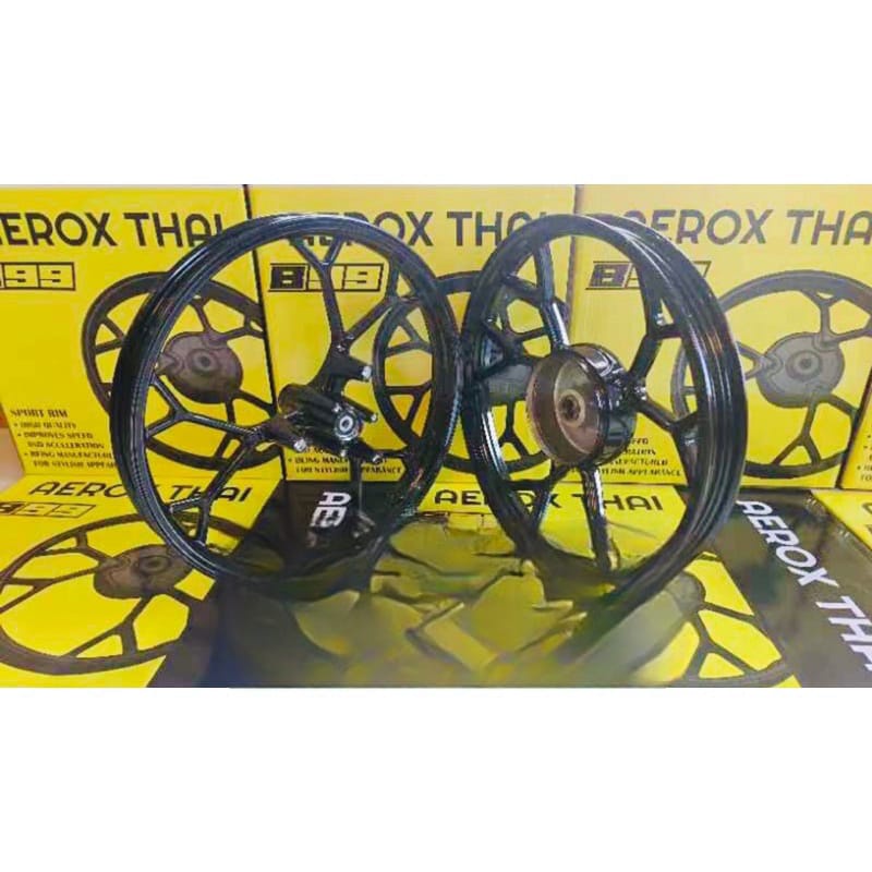 Aerox Thai Sport Rim Nvx Nvx X Black Gold Hitam Nvx