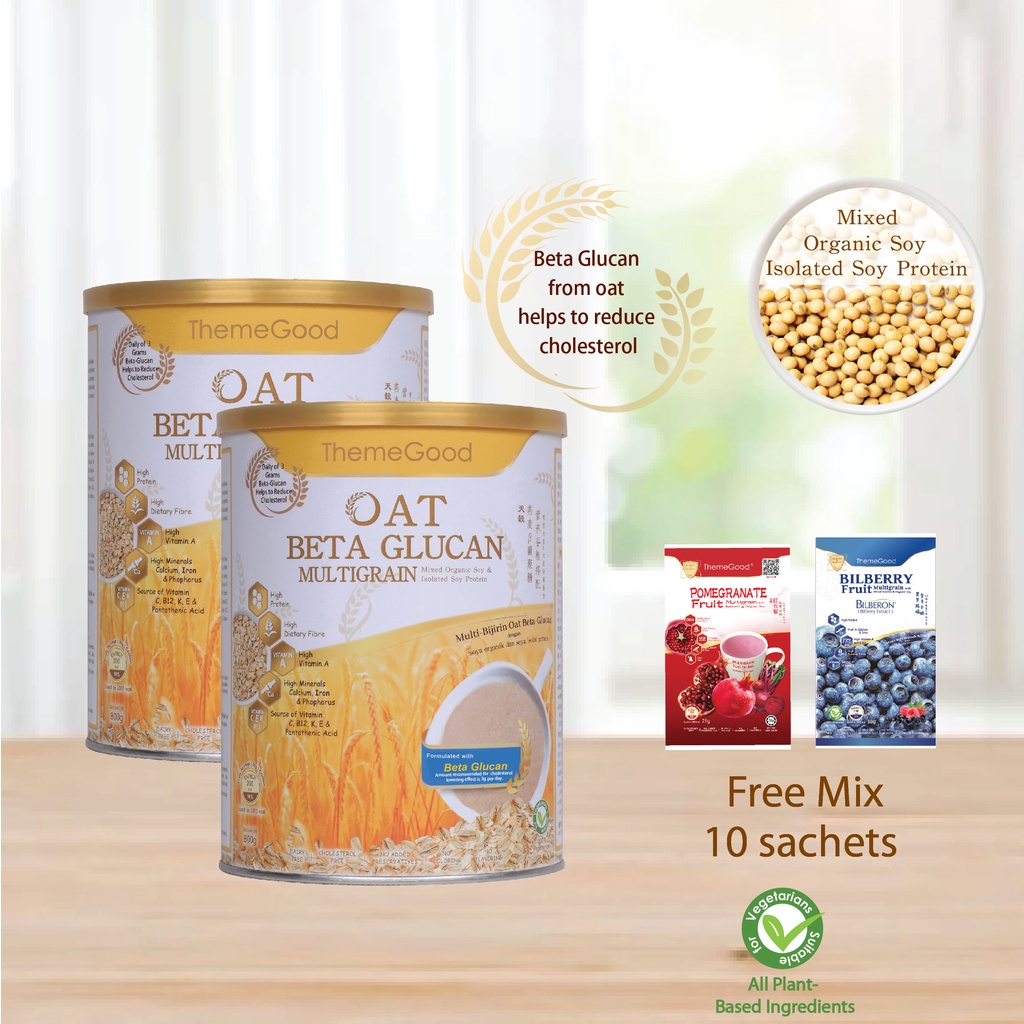 Oat Beta Glucan Multigrain Mixed Organic Soy & Isolated Soy Protein