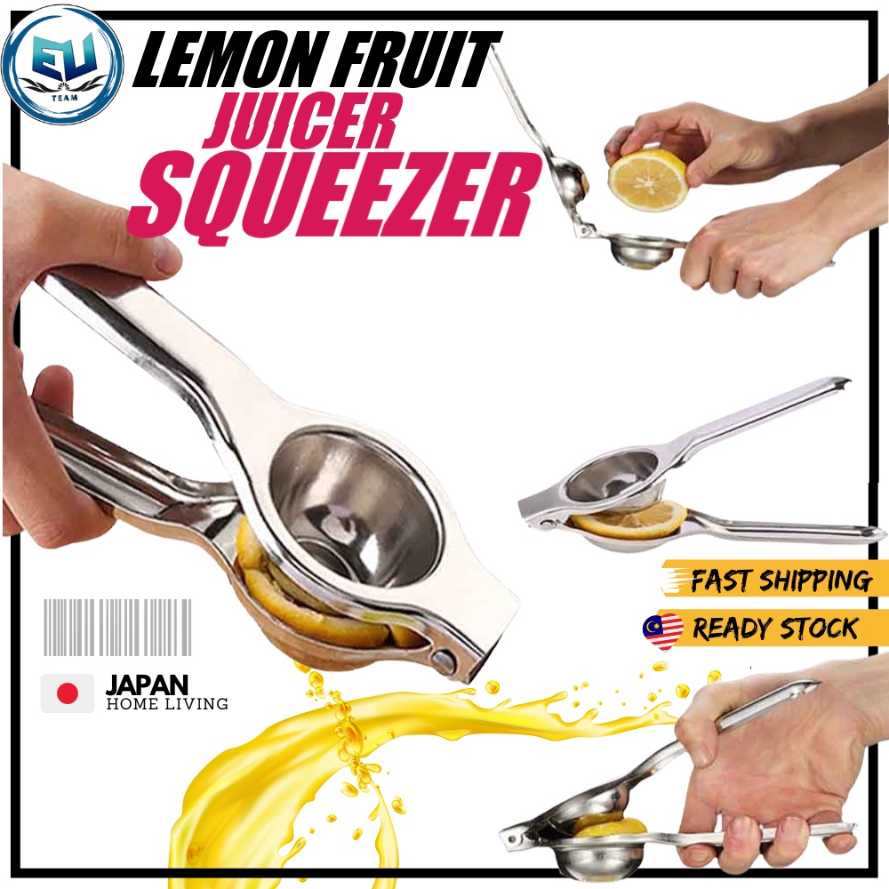 [LARGE] Fruit LEMON Juice Squeezer 304 Stainless Steel Hand Pressure Juicer Manual Citrus Juicer lime Orange Extract