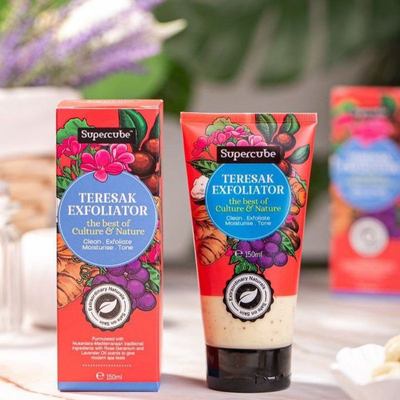 Teresak Exfoliator by Supercube Shopee Malaysia