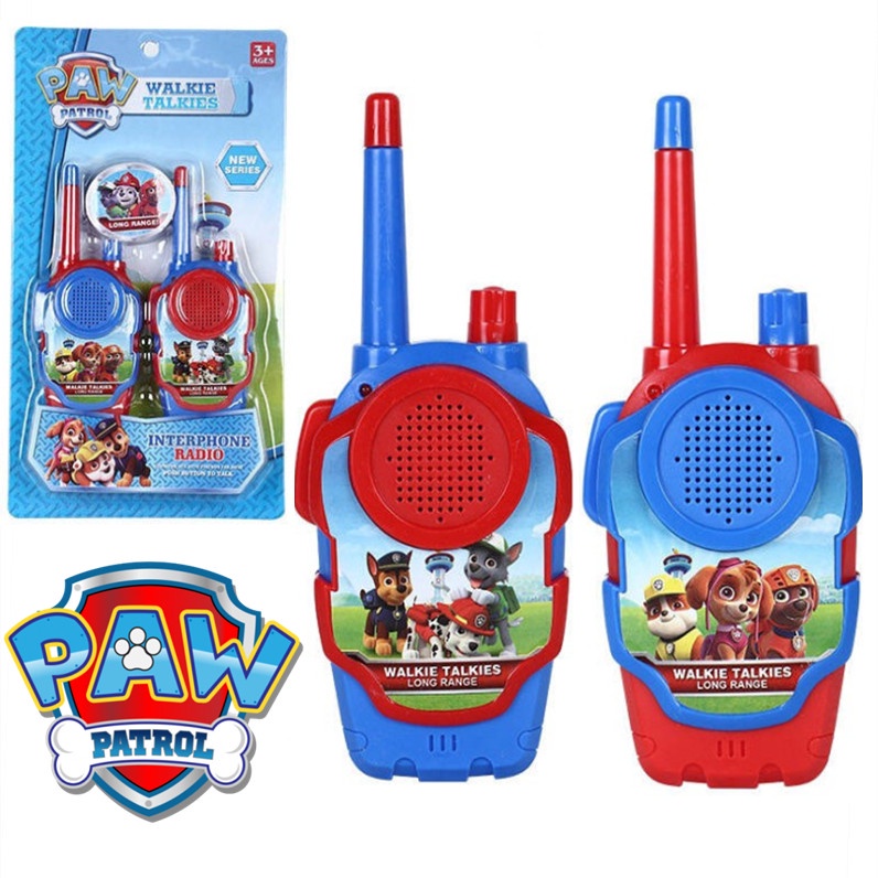 Paw Patrol Toy Set Walkie-talkie Parent-Child Outdoor Interactive Telephone Game Toy Gift